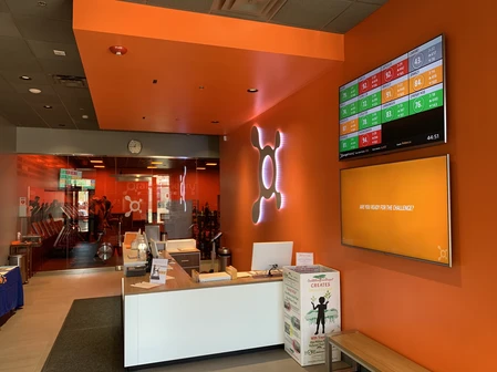 orange theory fitness lobby